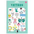 Petit Monkey Petit Monkey - tattoos Leopard - Glow in the dark +3yrs