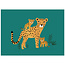 Petit Monkey Postkaart - cheetah en welpen - Rebecca Jones - Petit Monkey