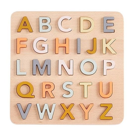 Kid's Concept Wooden puzzle - ABC - Kids Concept +3 yrs