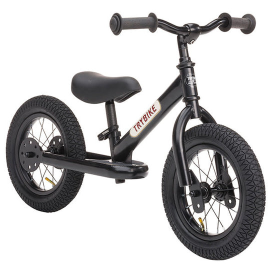 Trybike Loopfietsen Trybike Steel balance bike Black