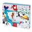 Janod speelgoed Tactile puzzle - Life on the ice - Janod 20pcs +3yrs