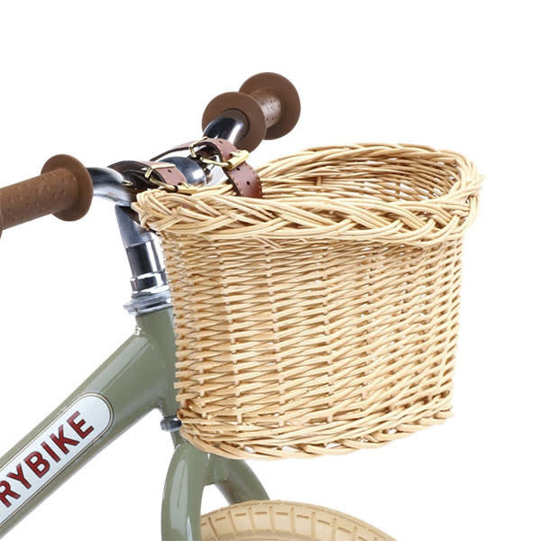 Panier vélo - panier osier - Trybike | Little Thingz