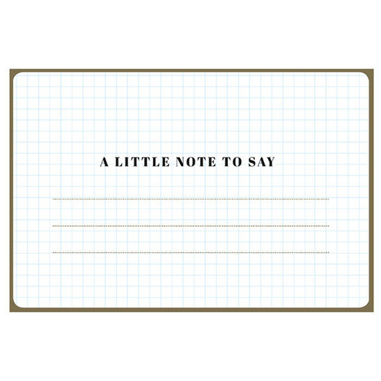 Enfant Terrible Card - A little note to say - Enfant Terrible