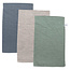 Little Dutch Little Dutch washandje set van 3 - Blue-Grey-Mint