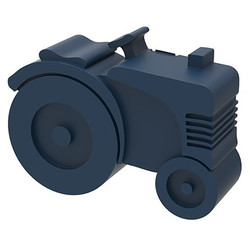 Lunchbox Traktor Navy - Blafre