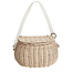Olli Ella Olli Ella - Mini Chari basket straw - wicker basket - bicycle basket