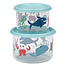 Sugar Booger Food containers Ocean - Small - Sugar Booger - set of 2