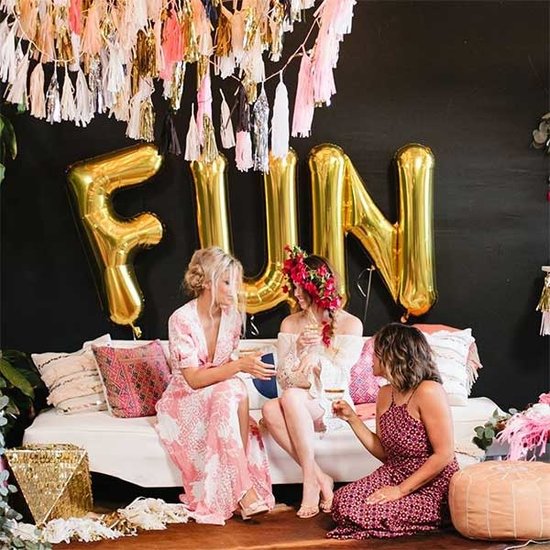 Northstar Balloon - letters - gold - 40 cm - Northstar - J