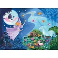 Djeco Enchanting fairytale puzzle silhouette - The fairy and the Unicorn - Djeco