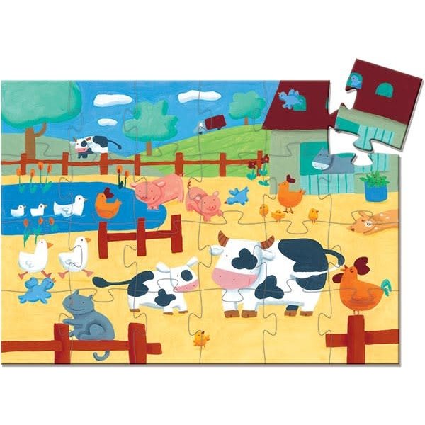 Djeco The three little pigs - puzzle of 24 pieces - Puzzles123