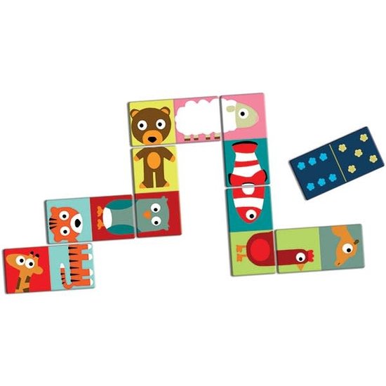 Djeco Djeco | Domino Puzzel 28 Stuks - Dieren
