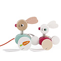Janod Janod - lapins Ã  promener - Zigolos - jouet a trainer