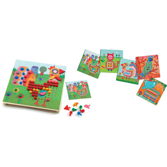 Djeco Mosaïque animaux - Djeco Mosaïco Animo +4 ans