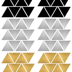 Stickers muraux triangles Chic - Pöm Le Bonhomme
