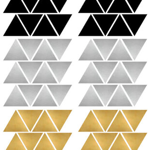 Wall stickers triangles Chic Pöm Le Bonhomm