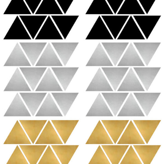 Pom Le Bonhomme Wall stickers triangles Chic - Pöm Le Bonhomme - set of 72 stickers