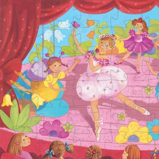 Djeco Djeco | Puzzel De Ballerina Met De Bloem- 36 Stuks