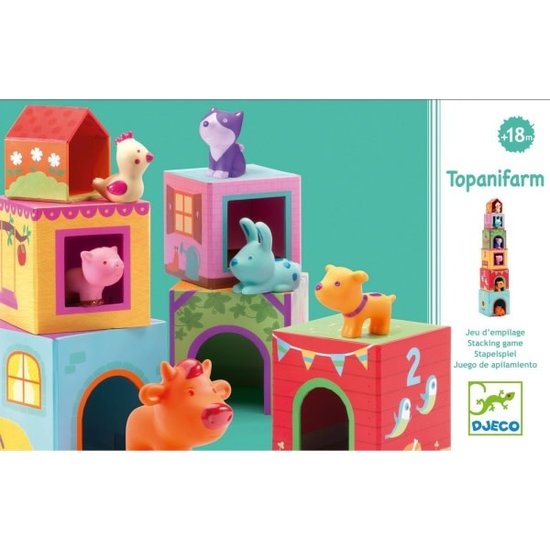 Djeco Djeco SpielwÃÂÃÂ¼rfel Topanifarm