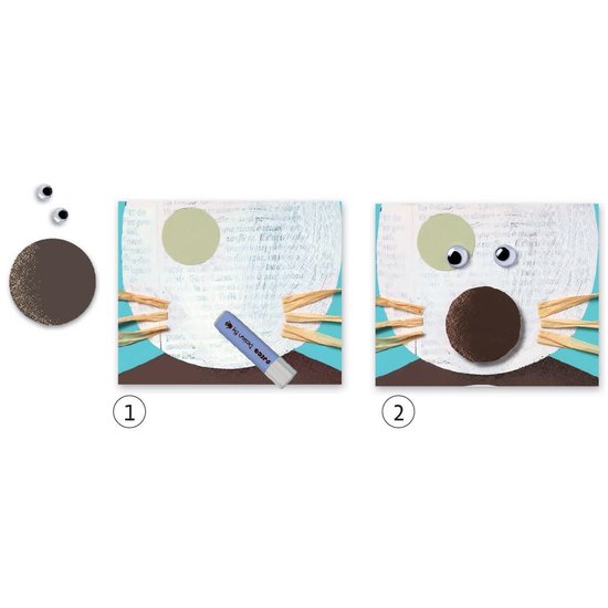 Djeco Djeco | Knutseldoos Collages Voor De Kleintjes