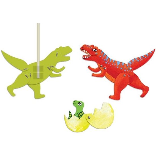 Djeco Djeco - craft - Jumping Jacks - dinosaurs 6-11 yrs