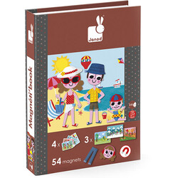 Janod - magnetibook 4 saisons - 115pcs 3-8 ans