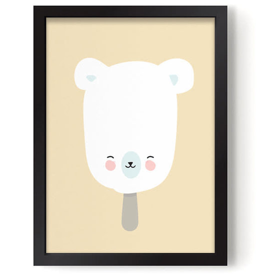 Eef Lillemor Poster - Polar Pop geel - Eef Lillemor