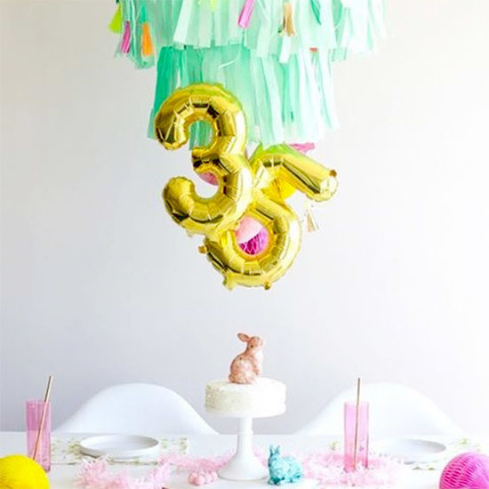 Northstar Ballon - cijfers - goud - 40 cm - Northstar - 0