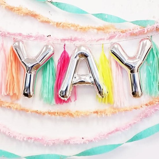 Northstar Balloon - letters - silver - 40 cm - Northstar - A