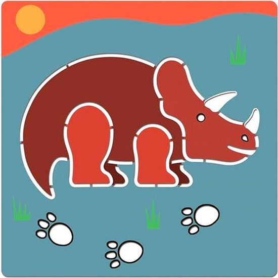 Djeco Djeco - pochoirs - dinosaures