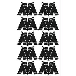 Wall stickers teepee black Pöm Le Bonhomme