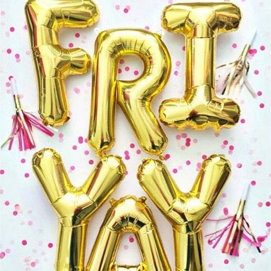 Northstar Balloon - letters - gold - 40 cm - Northstar - F