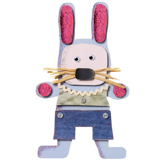 Djeco Fun arts and crafts box collages for little ones - Funny animals - Djeco