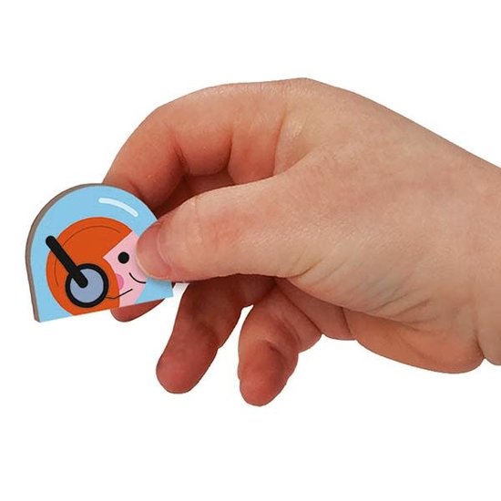 Janod Janod - magnetibook Racers vehicules - 68pcs 3-8 ans