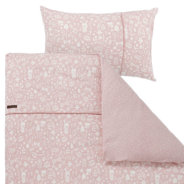 pink cot bed duvet set