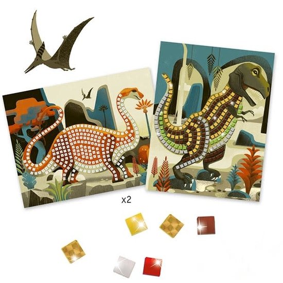 Djeco Mosaik - Dinosaurier - Metall - Djeco +4 Jahren
