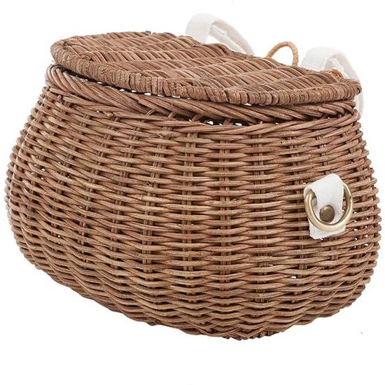 Olli Ella Olli Ella - panier Mini Chari naturel - panier osier - panier vélo
