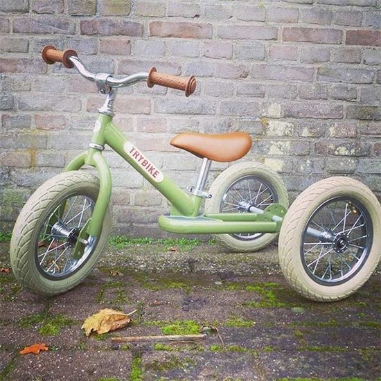 Trybike Trybike Steel 2-in-1 balance bike Vintage Green