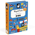 Janod Janod - Magnetic Book Racers Vehicles - 68pcs 3-8yrs