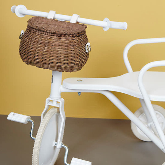 Olli Ella Olli Ella - basket Mini Chari naturel - rieten mand - fietsmand