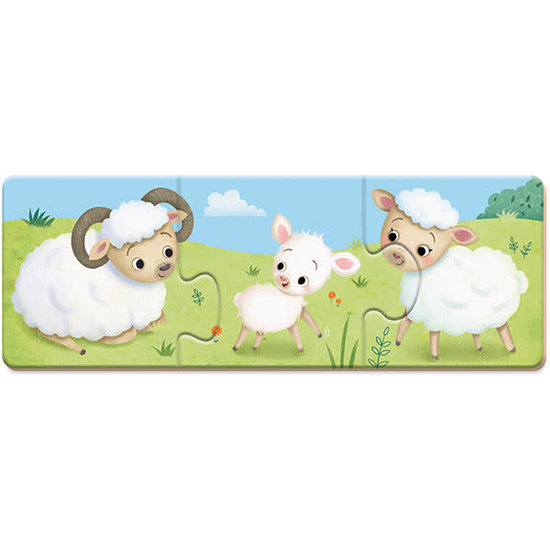 Janod Puzzel - Trionimo dieren - associatiespel - Janod +3jr