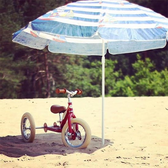 Trybike Trybike Steel draisienne 2-en-1 Vintage rouge