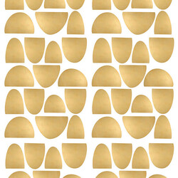 Wall stickers half circles gold Pöm Le Bonhomme