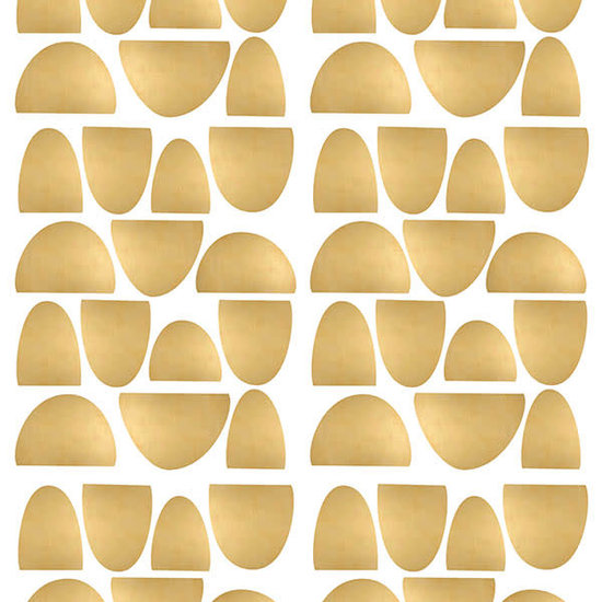 Pom Le Bonhomme Wandtattoo Halbkreise Gold - Pöm Le Bonhomme - Set von 84