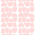 Pom Le Bonhomme Wall stickers half circles pink - Pöm Le Bonhomme - set of 84