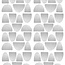 Pom Le Bonhomme Stickers muraux demi cercles argent - Pöm Le Bonhomme - lot de 84