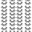 Pom Le Bonhomme Wandtattoo Mini-Wimpern schwarz - Pöm Le Bonhomme - Set von 72