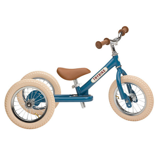 Trybike Trybike Steel 2-in-1 Laufrad Vintage Blau