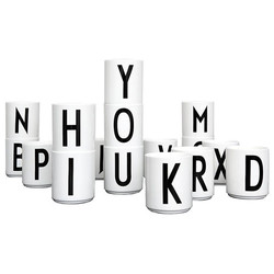 Design letters - tasse melamine - AJ Vintage ABC - Arne Jacobsen