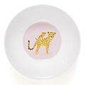 Petit Monkey Petit Monkey - melamine kom - luipaard - orchid