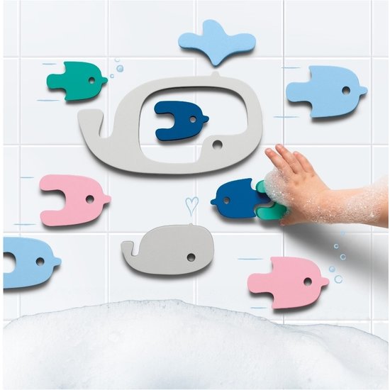 Quut Bath toy bath puzzle whale - Quutopia